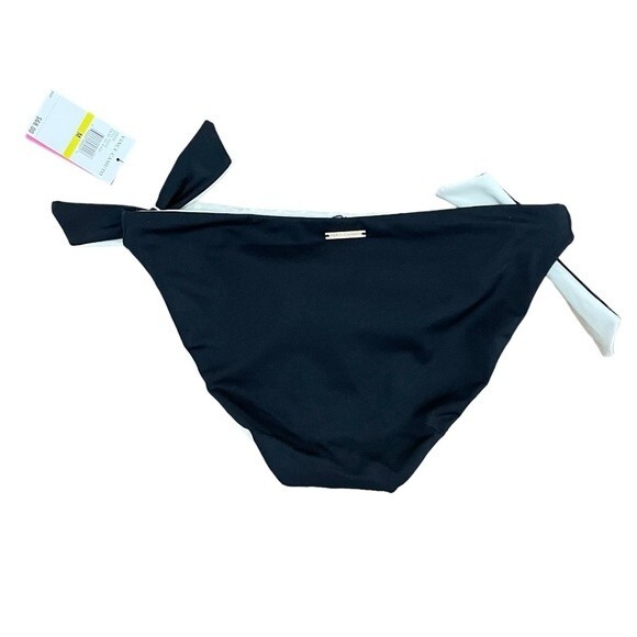 NWT Vince Camuto Halter Takini Black & Cream Two Piece Swimsuit Size Medium NEW - Picture 10 of 15